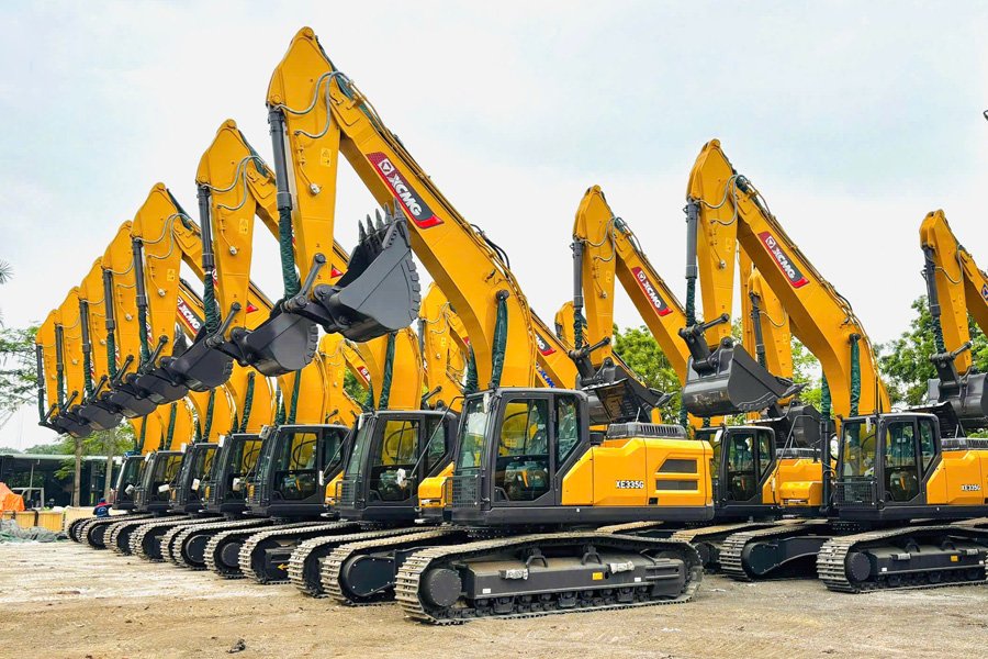Máy xúc đào bánh xích XCMG XE335G