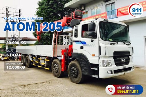 Xe cẩu tự hành 12 tấn Z-Ton - Model: Atom 1205