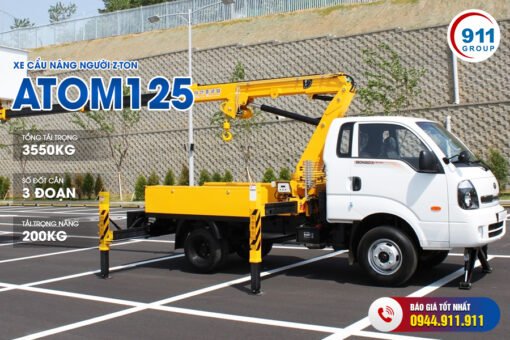 Xe cẩu nâng người Z-Ton - Model : Atom 125