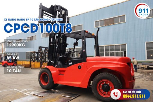 Xe nâng hàng EP 10 Tấn động cơ Diesel - CPCD100T8