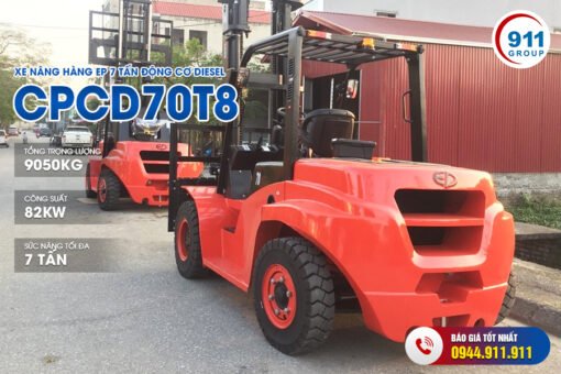 Xe nâng hàng EP 7 Tấn động cơ Diesel - CPCD70T8