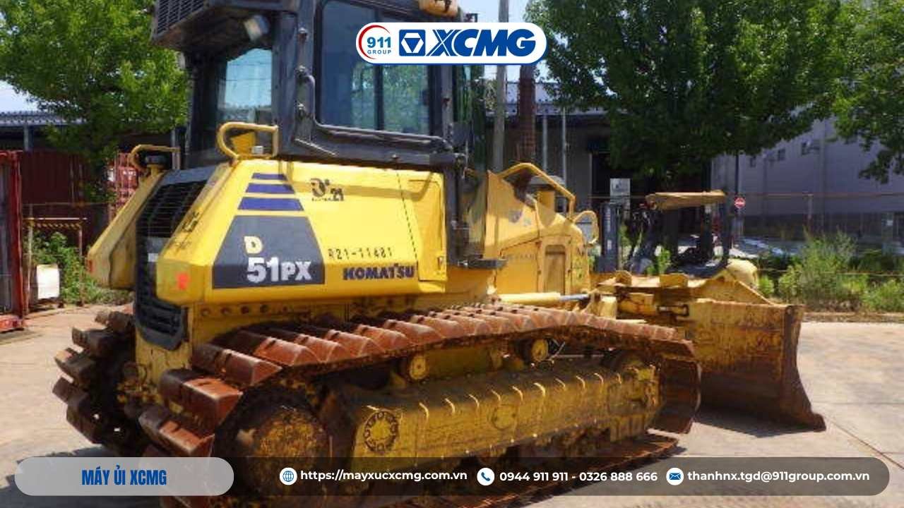 Cách nhận biết sớm xe ủi XCMG bị yếu lực kéo hoặc trượt bánh