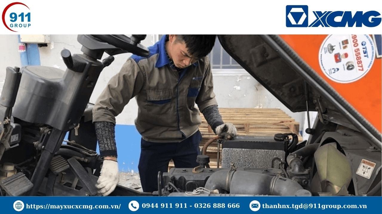 Hướng dẫn kiểm tra dấu hiệu hư hỏng ở bộ ly hợp và hộp số xe ủi XCMG