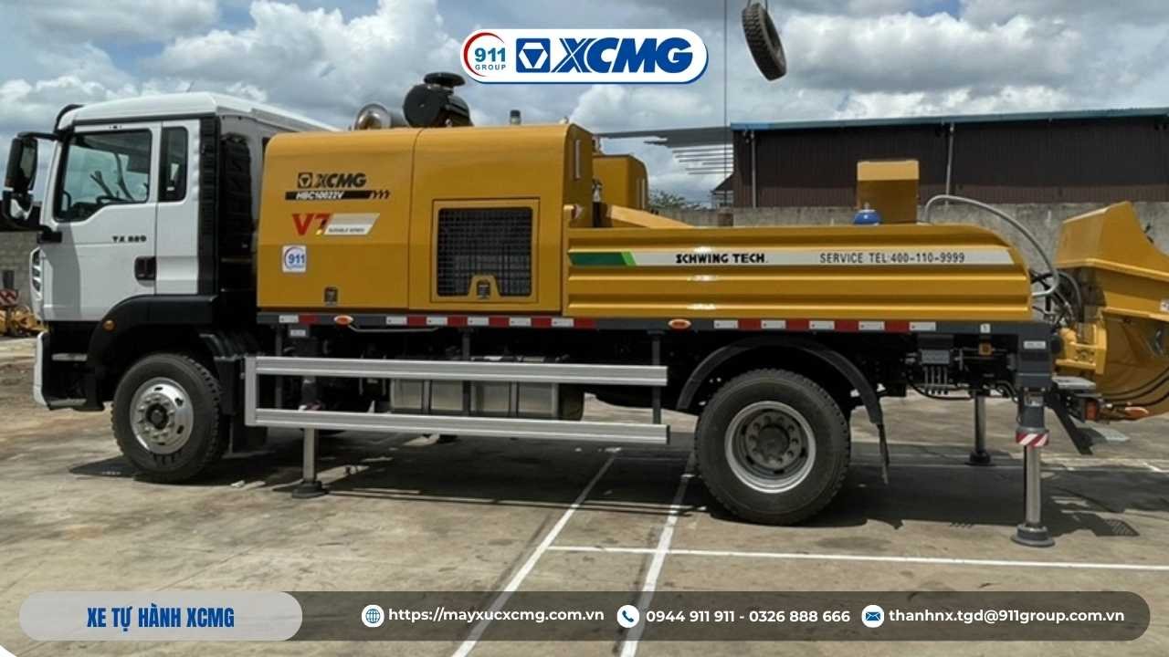 Bơm tự hành bê tông XCMG