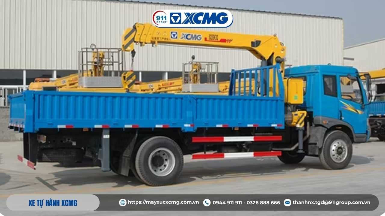 Tổng quan về xe bơm tự hành XCMG