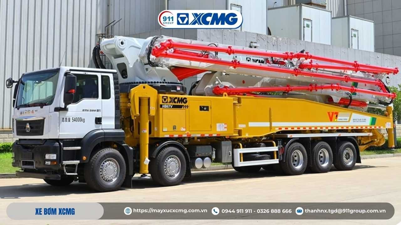 Xe bơm bê tông XCMG