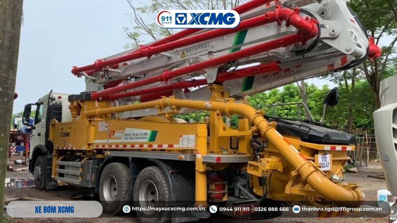 Tầm quan trọng của vệ sinh và xả sạch hệ thống xe bơm bê tông