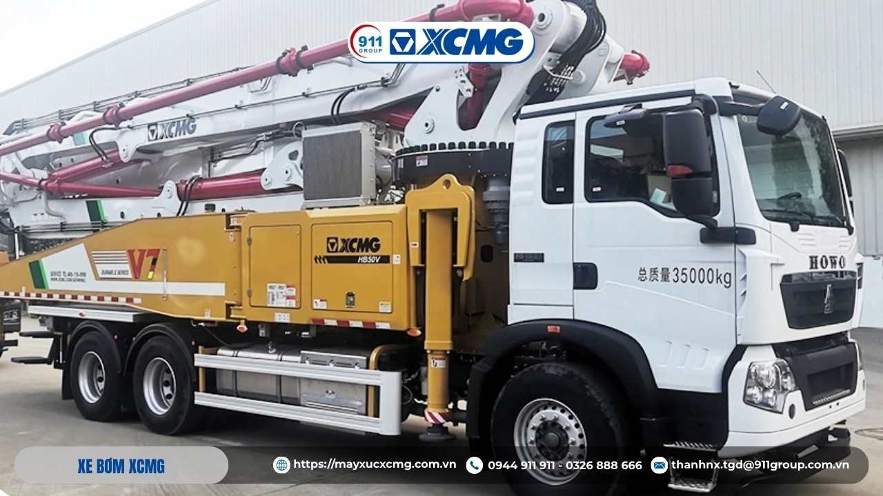 Bí quyết tiết kiệm nhiên liệu cho xe bơm bê tông XCMG