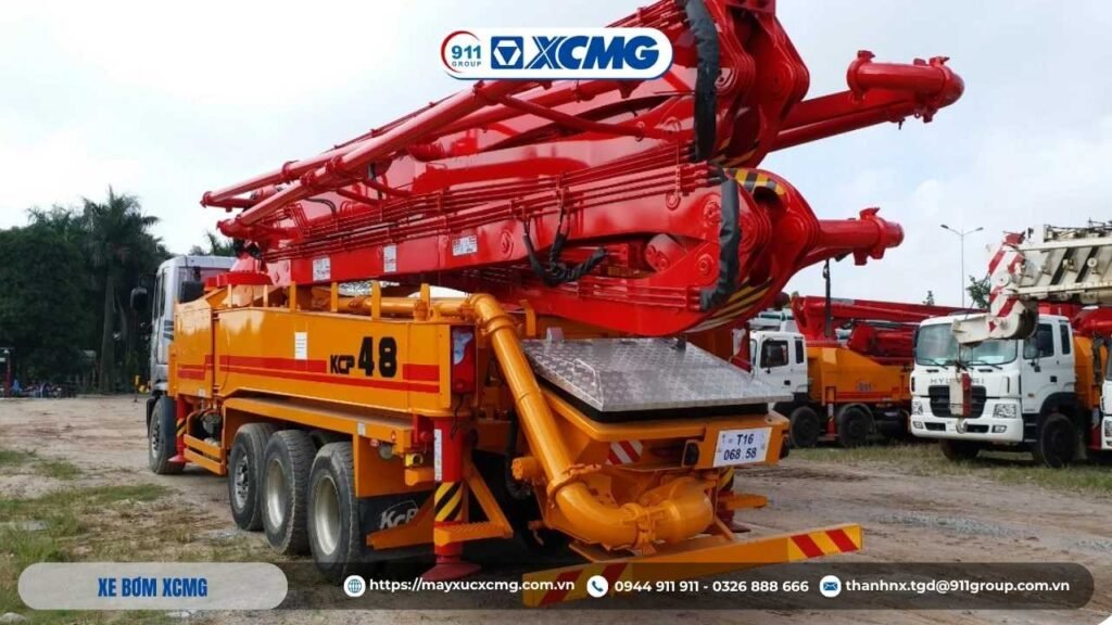 Hướng dẫn vệ sinh và xả sạch hệ thống xe bơm bê tông