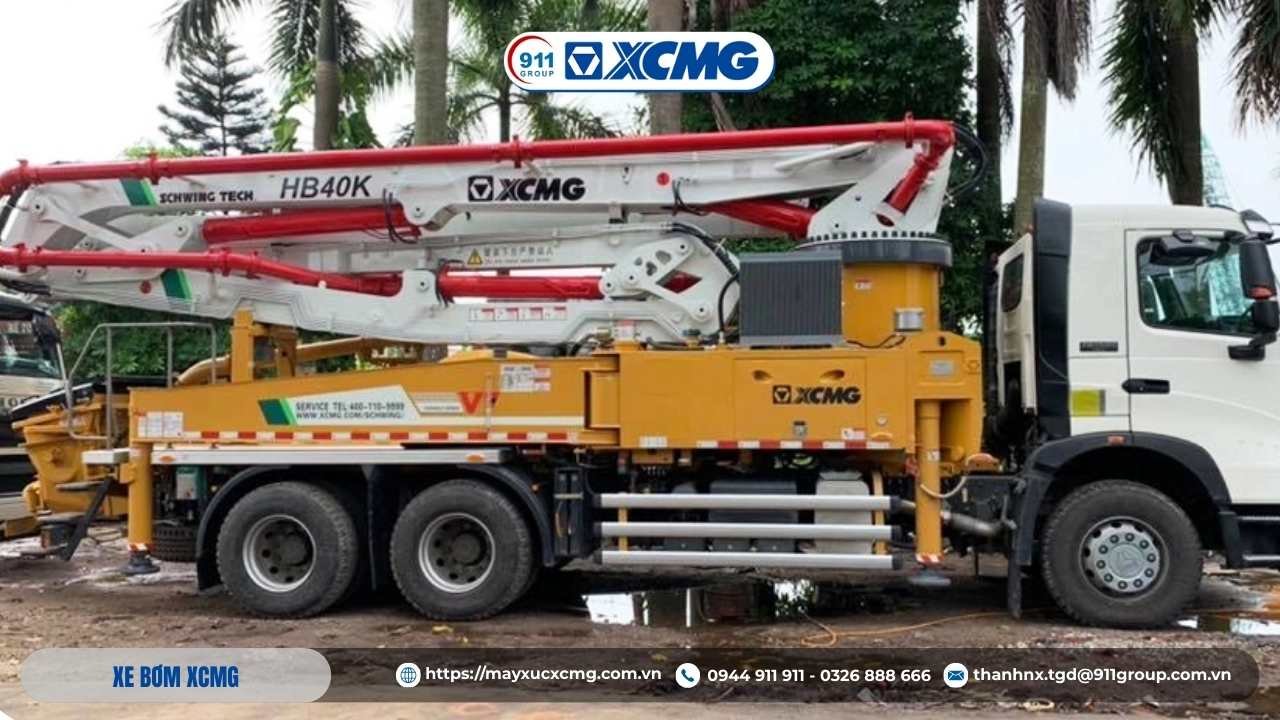 Tổng quan hiệu suất bơm bê tông XCMG