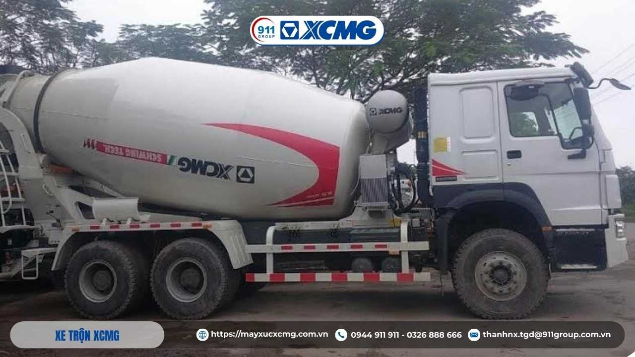 Xe trộn bê tông