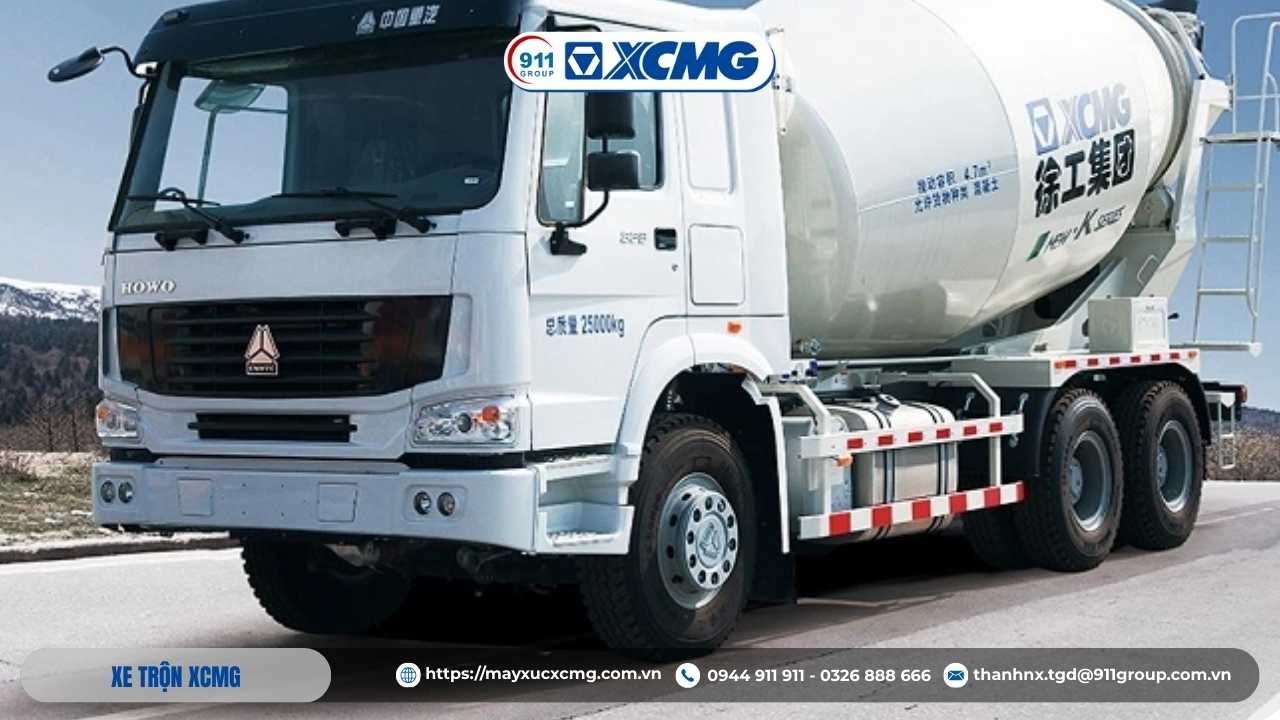 Xe trộn bê tông XCMG