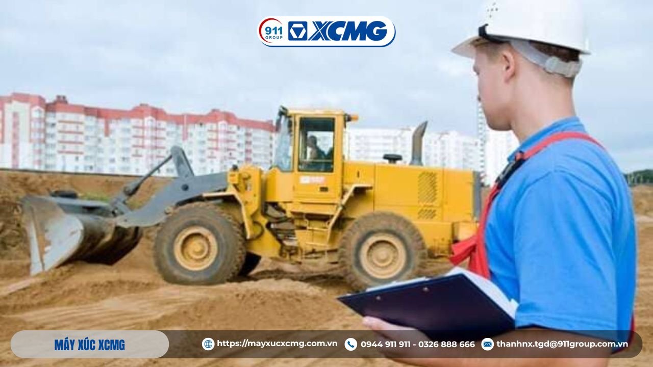 Cách kiểm tra nhanh khi máy xúc lật XCMG bị yếu motor di chuyển
