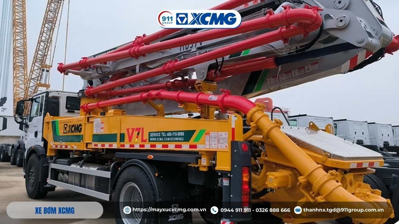 Xe bơm bê tông HB37V