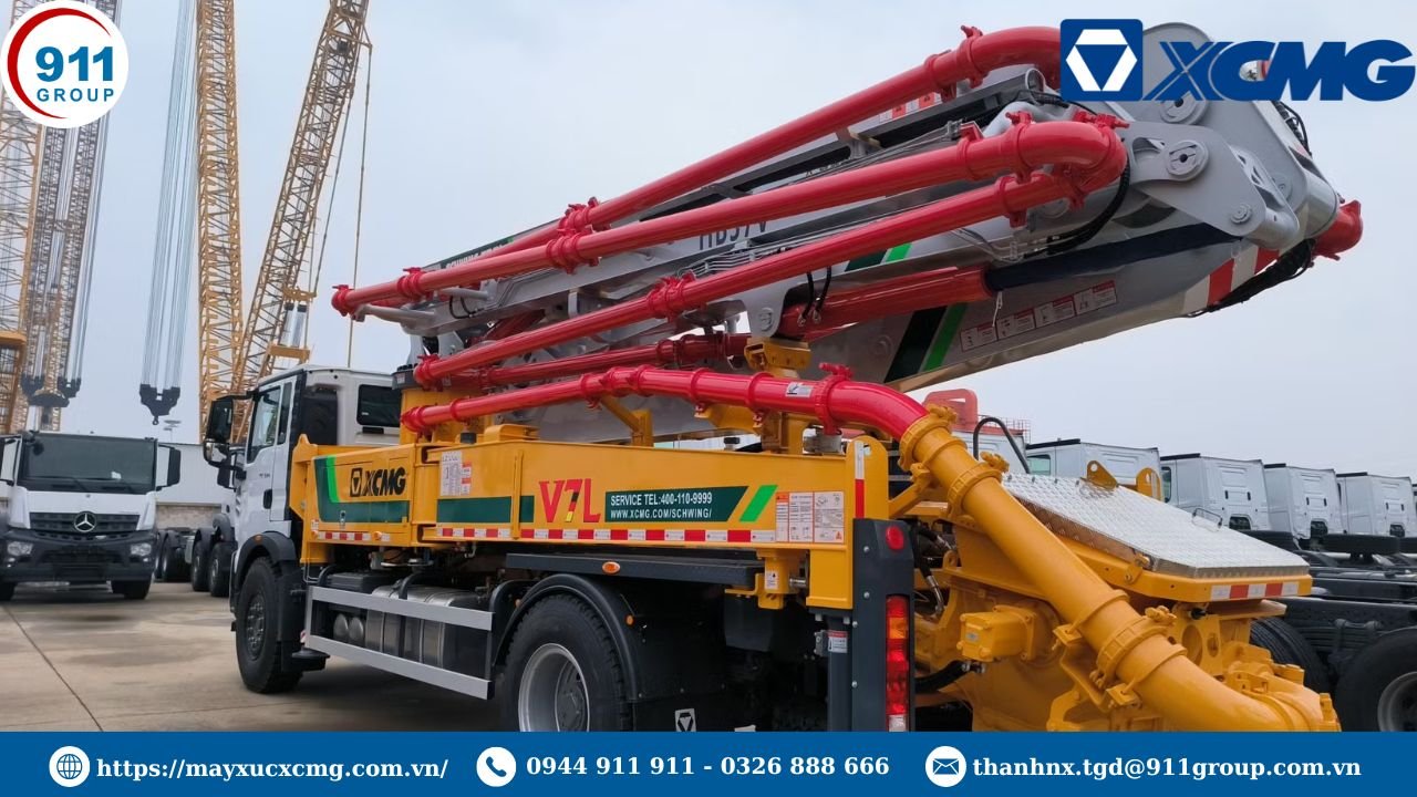 Xe bơm bê tông hd37v