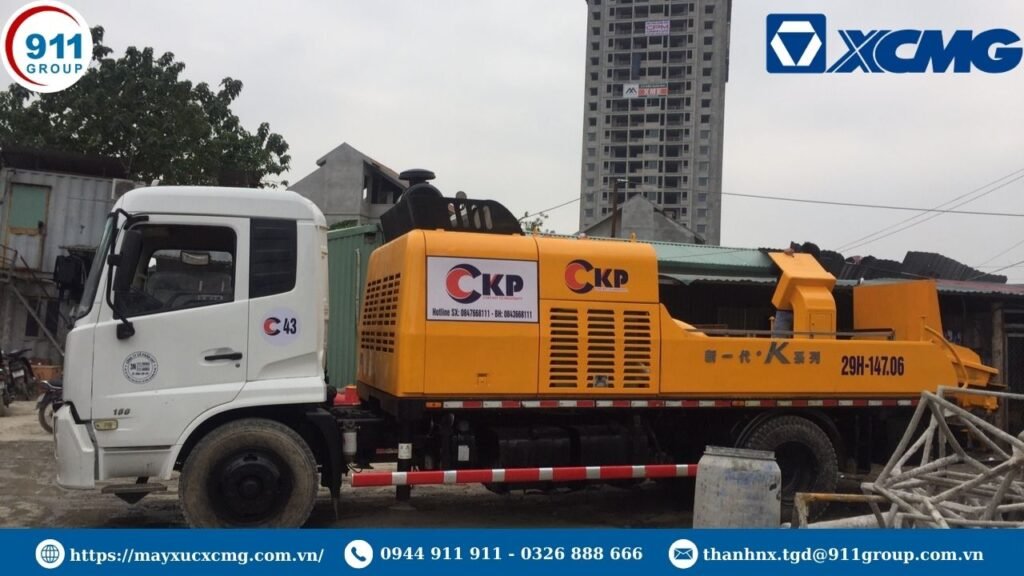 Cách thay dầu thủy lực xe bơm tự hành XCMG để đảm bảo hiệu suất