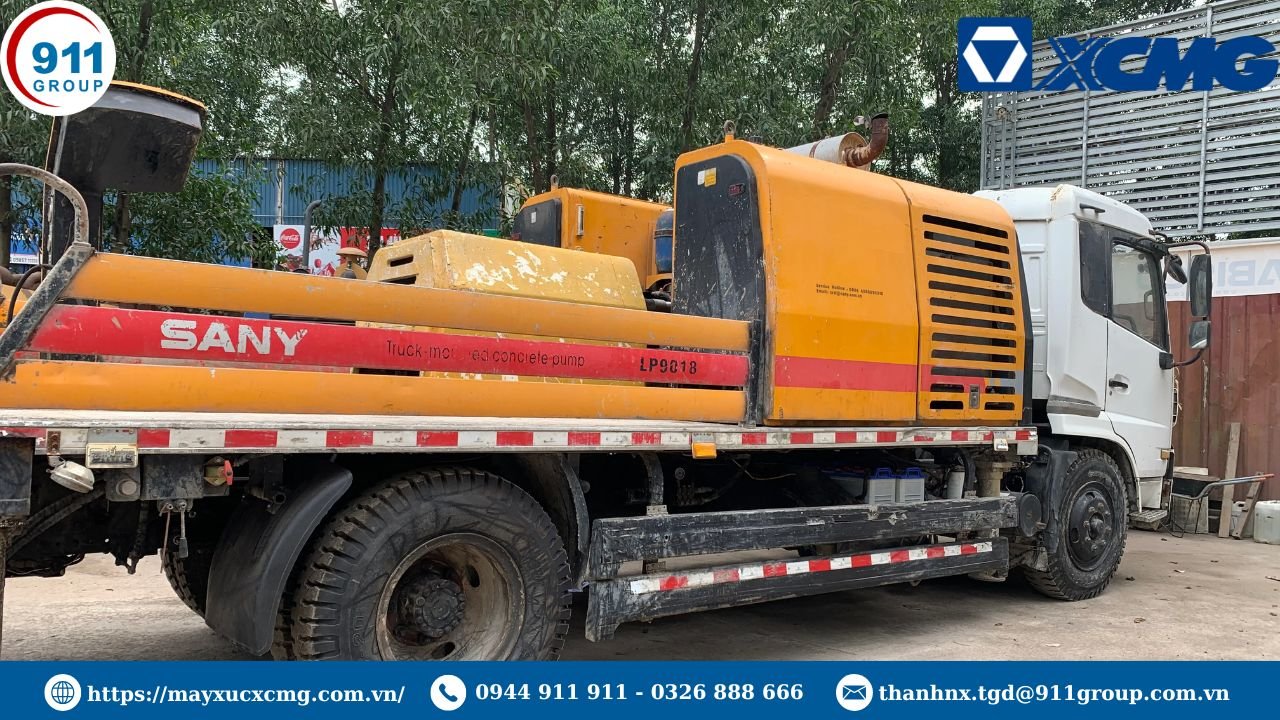 Xe bơm tự hành Sany