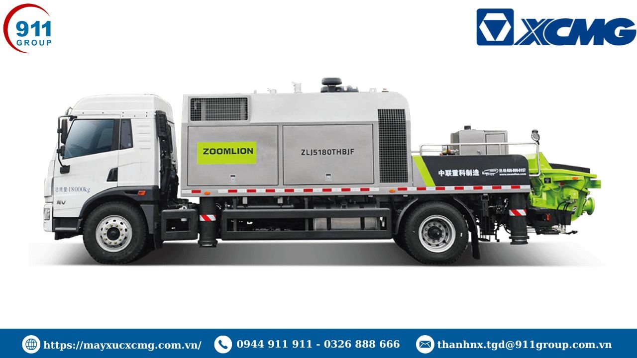 Xe bơm bê tông tự hành Zoomlion