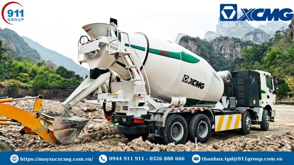 Điều khiển xe trộn bê tông