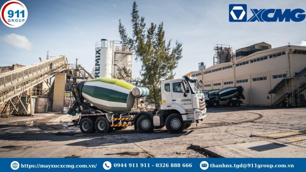 Xe trộn bê tông