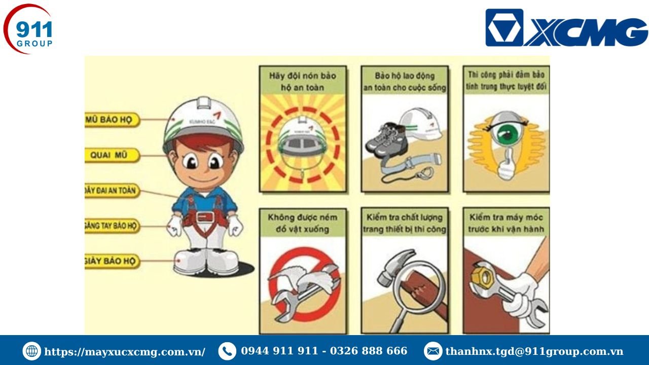 Đồ bảo hộ cá nhân chuẩn PPE bảo đảm an toàn khi vận hành máy