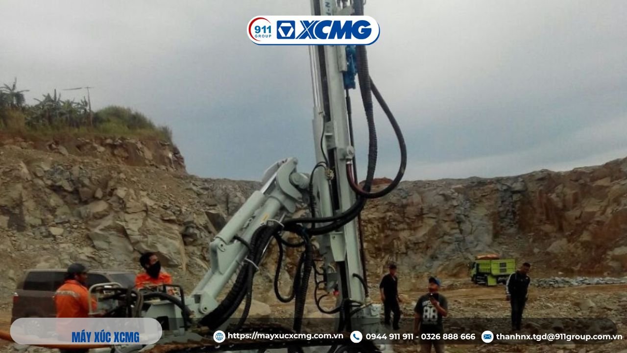 Hệ thống khí nén máy khoan đá XCMG