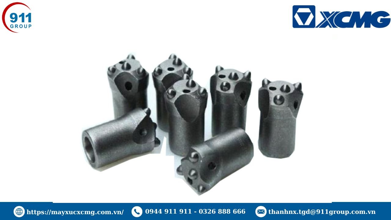 Mũi khoan đá – bộ phận cắt xuyên vật liệu cứng, tạo lỗ khoan