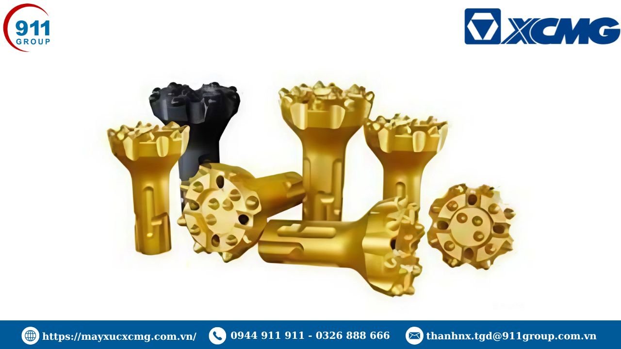 Bộ phận cắt xuyên vật liệu giúp máy khoan hoạt động hiệu quả