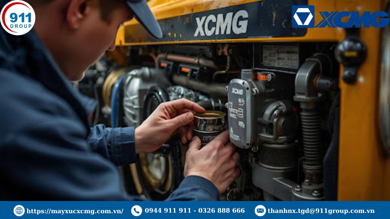 Kiểm tra định kỳ hệ thống lọc khí và đường dẫn dầu