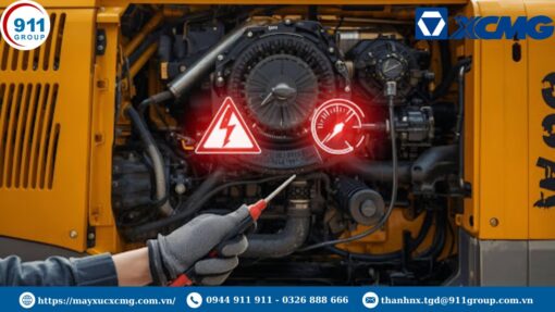 Hướng dẫn nhận biết sự cố trong hệ thống thủy lực máy khoan đá XCMG