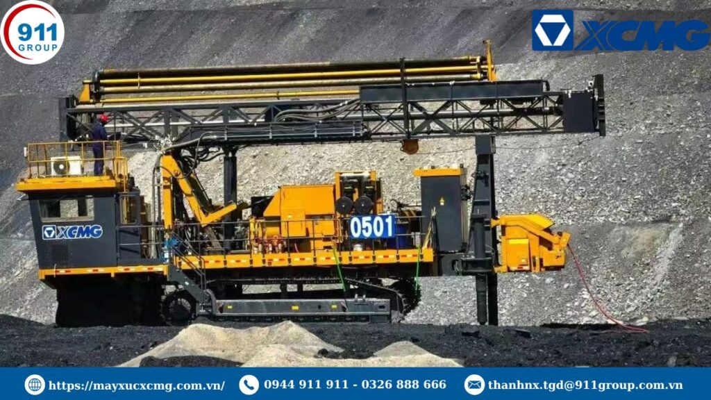 Cách xử lý sự cố máy khoan đá XCMG