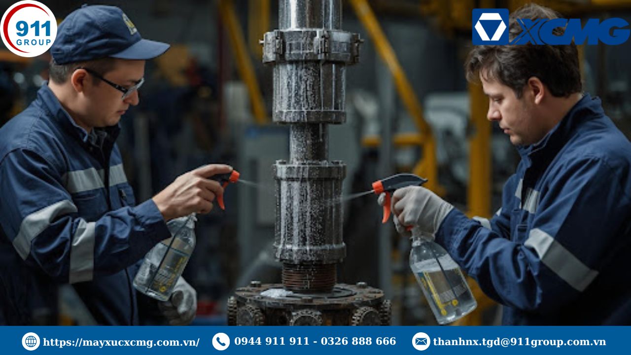 Rò rỉ khí trên đường ống và các đầu nối
