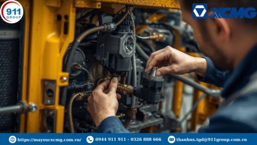 Quy trình kiểm tra nhanh khi nghi máy khoan XCMG bị lỗi khí nén